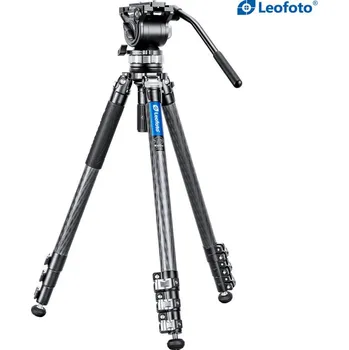 Stativ Videostativ Manba LVM-324C s hlavou BV-15 (Karbonový stativ Leofoto Manba LVM-324C s videohlavou BV-15)