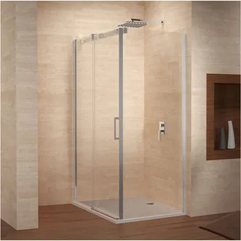 Riho Ocean čtyřúhelníkový sprchový kout 140x90x195 cm, levý, chrom, Riho-Shield, číré sklo (G006014120)