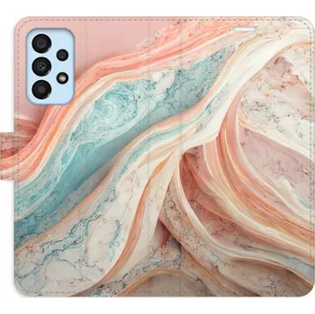 Pouzdro na mobilní telefon Flipové pouzdro iSaprio - Colour Marble - Samsung Galaxy A33 5G