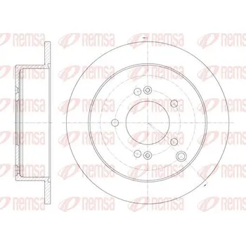 Brzdový kotouč Brzdový kotouč REMSA 6756.00