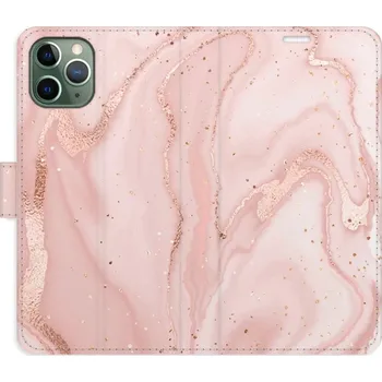 Pouzdro na mobilní telefon Flipové pouzdro iSaprio - RoseGold Marble - iPhone 11 Pro