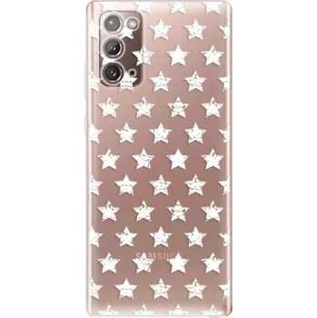 Pouzdro na mobilní telefon Odolné silikonové pouzdro iSaprio - Stars Pattern - white - Samsung Galaxy Note 20