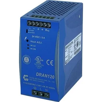 spínaný zdroj CHINFA Zdroj DRAN120-24A 24VDC/120W napájecí DRAN120-24A