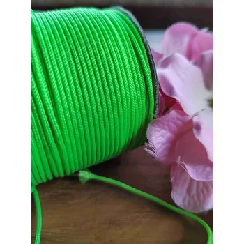 Šňůra technická žaluziová / k navlékání korálků Ø1,4 mm zelená
