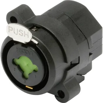 Elektrická zásuvka Hicon HI-XJEF6S XLR adaptér XLR zásuvka - jack zástrčka 6,3 mm stereo 1 ks
