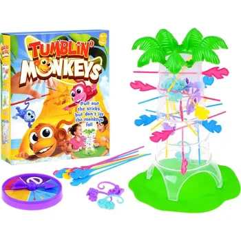 Desková hra Barevné padající opičky