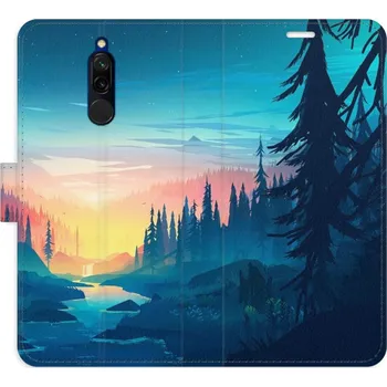 Pouzdro na mobilní telefon Flipové pouzdro iSaprio - Magical Landscape - Xiaomi Redmi 8