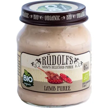 Rudolfs Bezlepkový masový příkrm BIO 120 g jehněčí maso