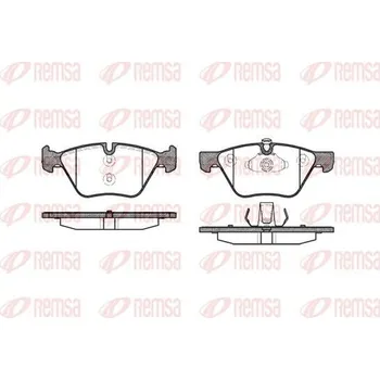Brzdová destička Sada brzdových destiček, kotoučová brzda REMSA 1052.00