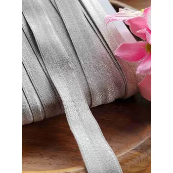 Textilie Lemovací pruženka půlená šíře 16 mm šedá světlá