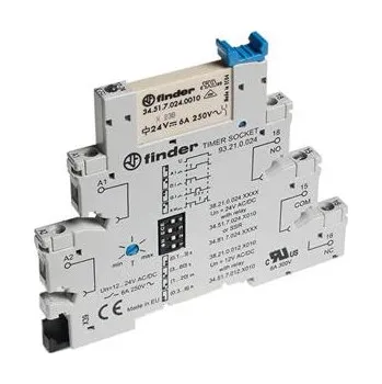 Relé FINDER Vazební člen 38.21.0.024.9024, 1Z/2A/24V DC, 24V AC/DC 382100249024