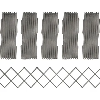 Plot vidaXL Trelážové ploty jedle/šedé 5 ks 180 x 60 cm