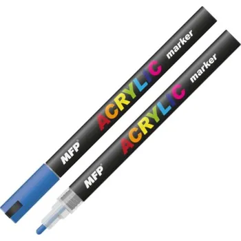 Akrylový popisovač 1ks 4mm tmavě modrý MFP 947461