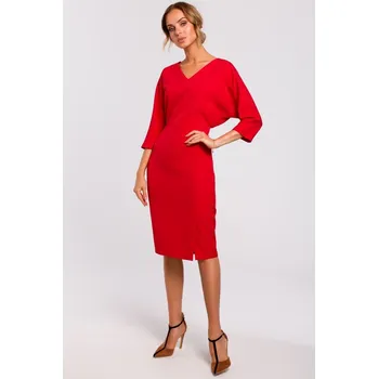 Dámské šaty Made of Emotion Dámské midi šaty Rigzin M464 červená M