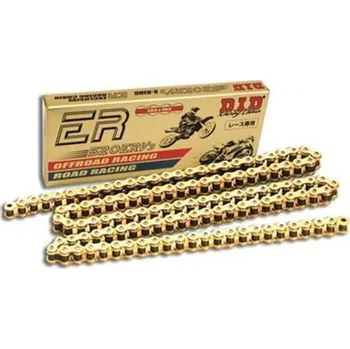 Řetězová sada pro motocykl Moto řetěz DID ERV7 Yamaha WR 250 X 2008 - 2015 X-Kroužek zlatý