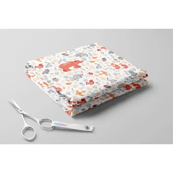 Fleece antipilling, Magická zvířátka Barva: Bílá