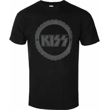 Oblečení a móda Tričko metal pánské Kiss - Buzzsaw Logo Hi-Build - ROCK OFF - KISSTS46MB