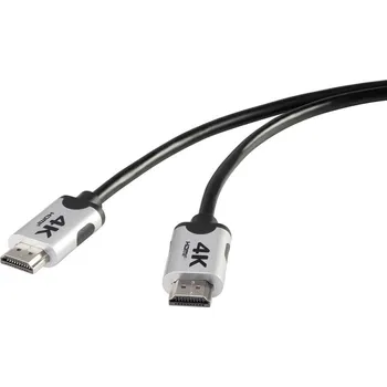 Televizor PremiumHDMI 4k / Ultra HD kabel3.00 mčernáSpeaKa Professional