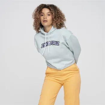 Pánské oblečení SANTA CRUZ mikina - Gingham Arch Strip Hood Baby Blue (BABY BLUE)