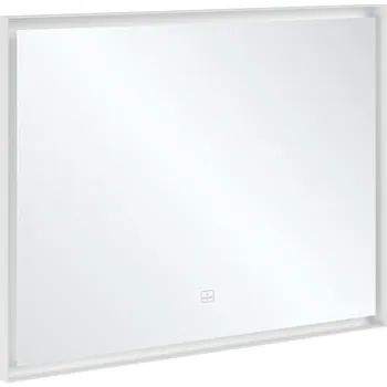 Zrcadlo Villeroy & Boch Subway 3.0 zrcadlo s LED osvětlením 100x75x4,75 cm, hliníkový rám (A4631000)
