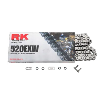 Řetězová sada pro motocykl Moto řetěz RK EXW Husaberg FC 450 2004 - 2006 WX-Kroužek černý