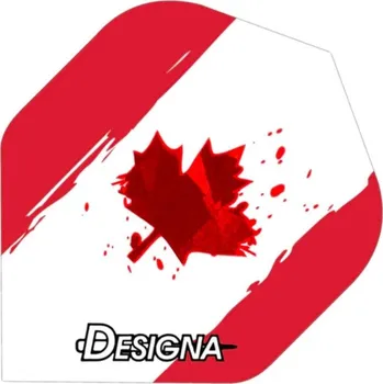 Příslušenství pro šipky Designa Letky Patriot - Hologram - Canada F0107