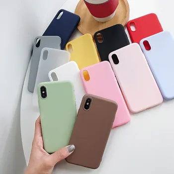Pouzdro na mobilní telefon Silikonový obal pro XIAOMI Redmi Note 7/8 a další Barva: Červená, Model: Redmi Note 9