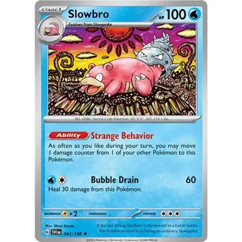 Sběratelská karetní hra Slowbro 043/198 - Scarlet & Violet Typ karty: Holo