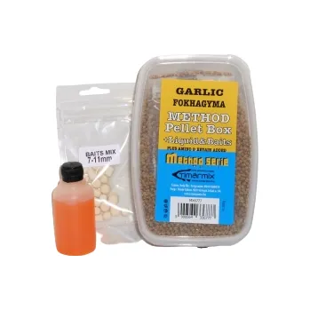 Návnadová surovina Method mix box 3v1 Česnek 500g (Timár)