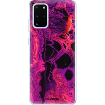 Pouzdro na mobilní telefon Odolné silikonové pouzdro iSaprio - Abstract Dark 01 - Samsung Galaxy S20+