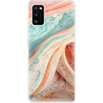 Pouzdro na mobilní telefon Odolné silikonové pouzdro iSaprio - Orange and Blue - Samsung Galaxy A41