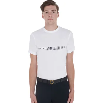 Pánské tričko EQUESTRO Triko Shots Equestro, pánské, bílé XXL