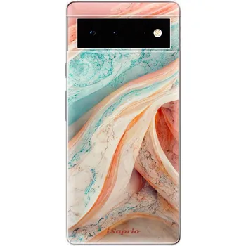 Pouzdro na mobilní telefon Odolné silikonové pouzdro iSaprio - Orange and Blue - Google Pixel 6 5G