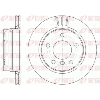 Brzdový kotouč Brzdový kotouč REMSA 6458.10