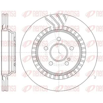 Brzdový kotouč Brzdový kotouč REMSA 61187.10