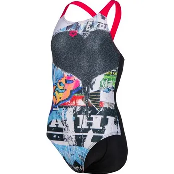 Dívčí plavky Arena Girls Swimsuit V back 005079_590 116