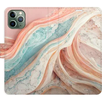 Pouzdro na mobilní telefon Flipové pouzdro iSaprio - Colour Marble - iPhone 11 Pro