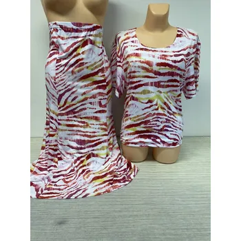 Dámský kostýmek Dámské kostýmy, Barva Bílá, Velikost XXXL56, Materiál 96% Viskoza 4% Lycra