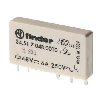 Relé FINDER Relé 34.51.7.024.4010, 1P/6A, 24V DC, AgSnO2 345170244010