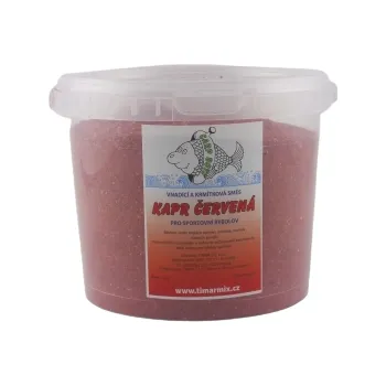 Návnadová surovina Kapr červená 2 kg kbelík (Timár)