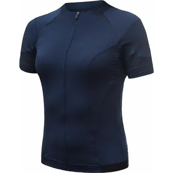 cyklistický dres Sensor Coolmax race Dámský dres krátký rukáv celozip M Deep blue