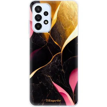 Pouzdro na mobilní telefon Odolné silikonové pouzdro iSaprio - Gold Pink Marble - Samsung Galaxy A23 / A23 5G
