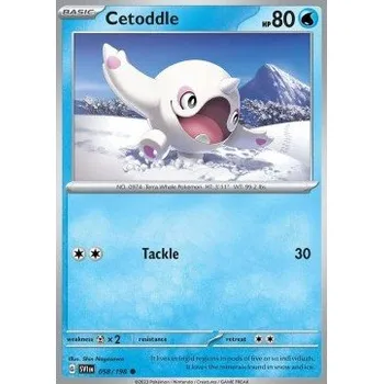 Volný čas Pokémon SV1en 058/198 Cetoddle - Scarlet & Violet Stav: Near Mint, Verze: NORMAL