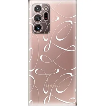 Pouzdro na mobilní telefon Odolné silikonové pouzdro iSaprio - Fancy - white - Samsung Galaxy Note 20 Ultra
