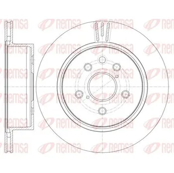 Brzdový kotouč Brzdový kotouč REMSA 61255.10