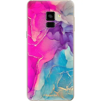 Telefonní příslušenství Odolné silikonové pouzdro iSaprio - Purple Ink - Samsung Galaxy A8 2018