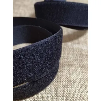 Zip Suchý zip háček + plyš šíře 30 mm černá