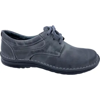 Pánské tenisky Pánská kožená celoroční obuv Kira 464 šedá Velikost: 45 (EU)