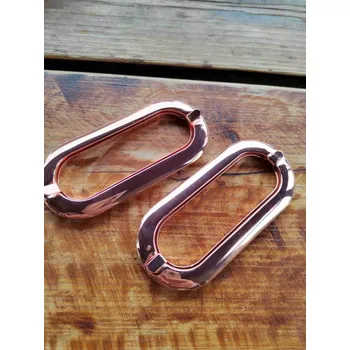 Ucha na tašky 5x11 cm barva měděná 2 páry