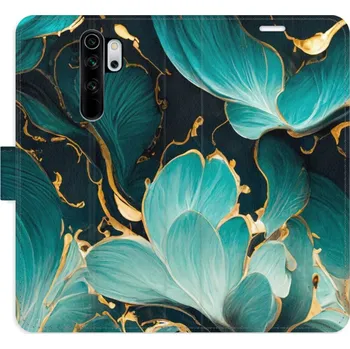 Pouzdro na mobilní telefon Flipové pouzdro iSaprio - Blue Flowers 02 - Xiaomi Redmi Note 8 Pro
